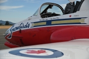 The Public Affairs Officer usually flies with Snowbird 11.
